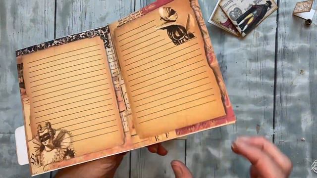 Halloween Super Simple #5: QUICK Flip-Through for a GORGEOUS Masquerade Themed Junk Journaling Foli смотреть онлайн