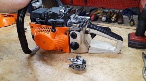 Ч.4 Установка нового карбюратора, проверка, итоги. Полный капремонт китайской б/пилы