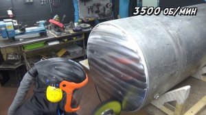Полировка грузового топливного бака из алюминия. Как полировать алюминий.