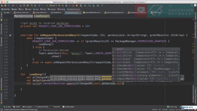 Kotlin android tutorial - 87 - Play songs from Phone storage смотреть онлайн
