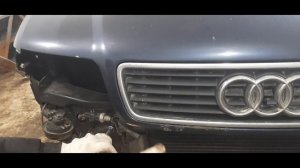 Снял бампер на ремонт!!! AUDI A4 B5