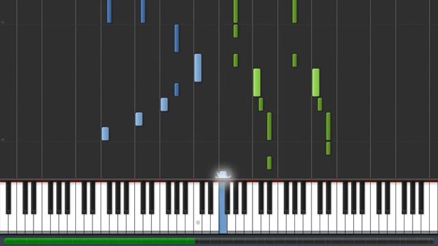 To The Moon - For River 50% speed piano tutorial смотреть онлайн