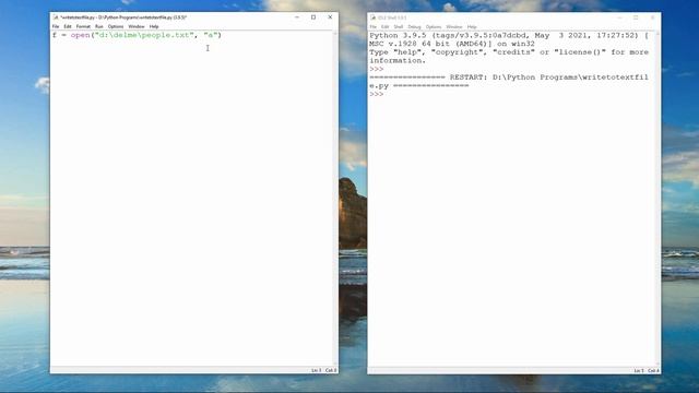 Python Programming 20. Write To a Text File смотреть онлайн