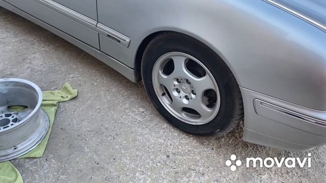 Пескоструй дисков AMG monoblock R 17 5/112 et 35 Mercedes w 202 смотреть онлайн