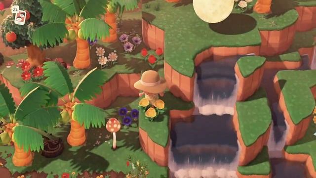 THE BEST AESTHETIC TROPICAL ISLAND EVER! (it's So Peaceful)? Tropical Island Tour Acnh/5 Star Islan