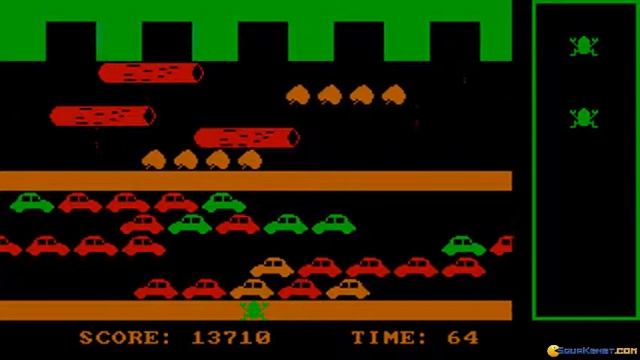 Frogger gameplay (PC Game, 1981) смотреть онлайн