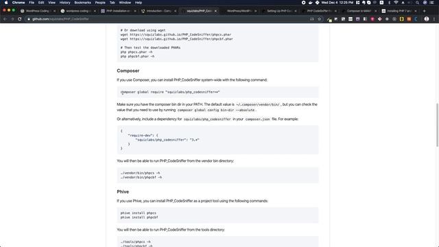 Setting up PHP, Composer, and PHPCS (Mac) смотреть онлайн