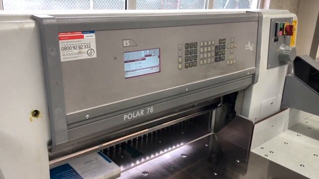 Guillotine Polar 78 ES year 2001 смотреть онлайн