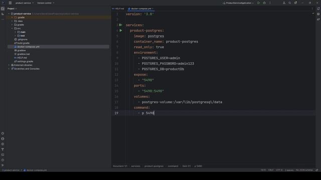 gRPC - JAVA Spring Demo Product Service - Docker Compose Oluşturulması (8. Ders) смотреть онлайн