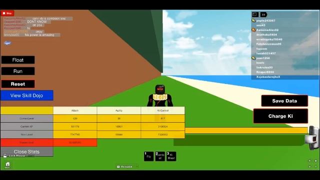 Roblox DBZAO stat hack смотреть онлайн
