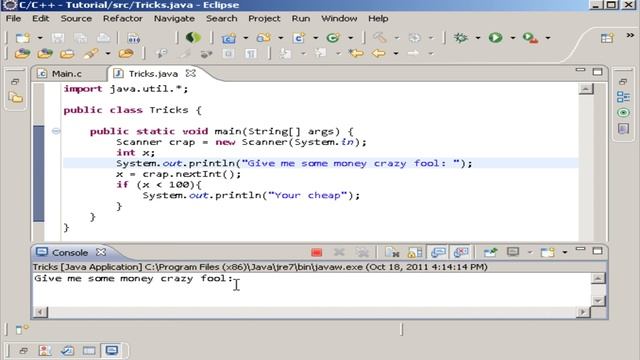 Java Jdk 7 Tutorial 29 Exception handling with Try and Catch смотреть онлайн