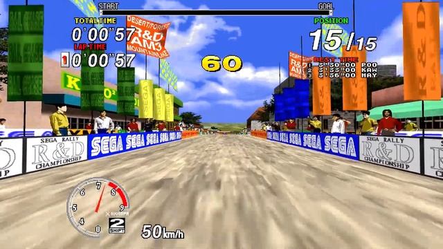 Sega Rally Championship Sega Model 2 Playthrough смотреть онлайн