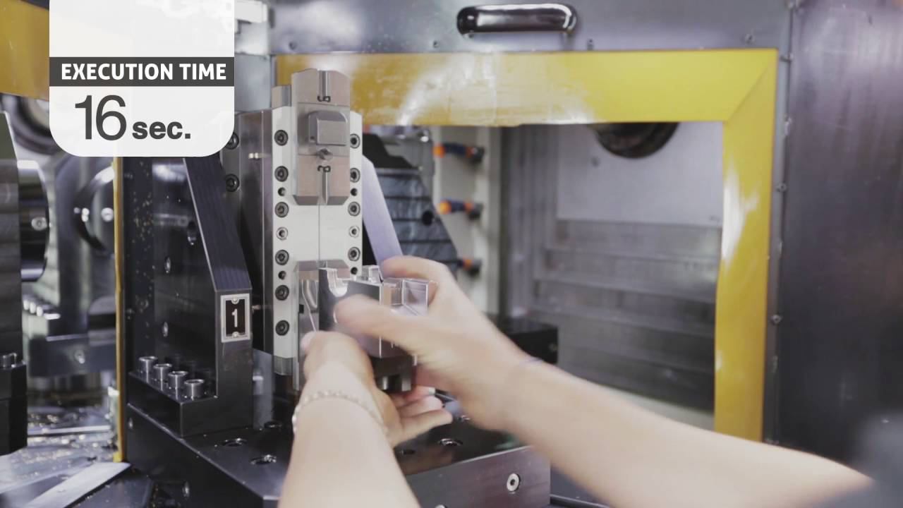 Замена зажимной оснастки за 20 секунд смотреть онлайн