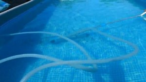 Каркасный бассейн Интекс.Пылесос для бассейна.ГЕНЕРАЛЬНАЯ УБОРКА.Первый опыт