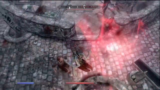 Skyrim Dawnguard - Never go into a city as a Vampire Lord смотреть онлайн