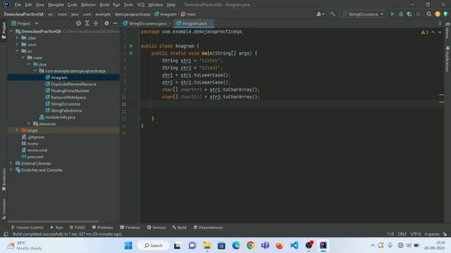 How to check string is anagram or not in java смотреть онлайн