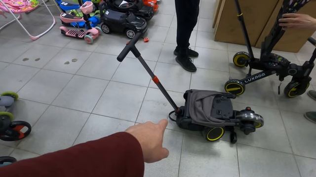 СКЛАДНОЙ ВЕЛОСИПЕД / Luxmom и s7/ АНАЛОГ DOONA / КАК СКЛАДЫВАЕТСЯ LUXMOM ВЕЛОСИПЕД смотреть онлайн