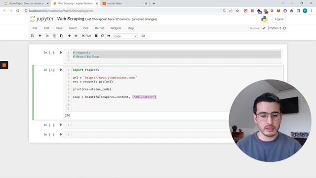 Python Web Scraping with Requests and BeautifulSoup смотреть онлайн
