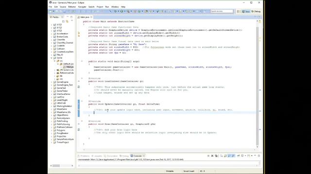 Java - GameLoop - R2 - 02 - Game Engine Updated смотреть онлайн