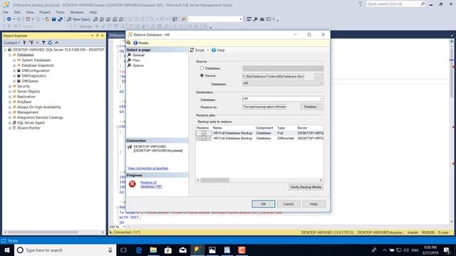What is Differential backup, How to take differential backup through GUI + T SQL Script in Pashot 1 смотреть онлайн