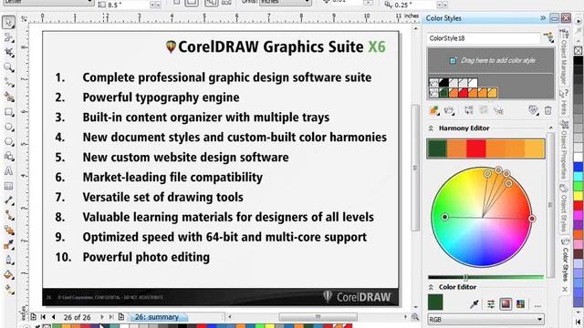 CorelDRAW Graphics Suite X6 Tour: Introducing our most powerful version yet! смотреть онлайн