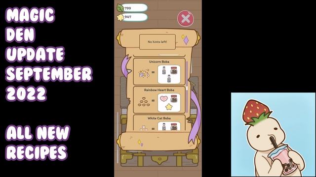 Boba Story UPDATE Magic Den NEW Recipes! | Boba Story Game Guide Walkthrough смотреть онлайн