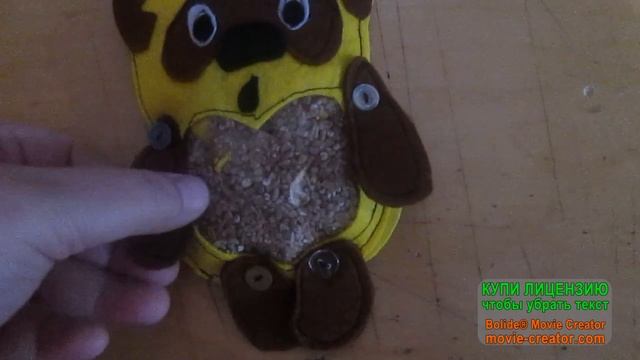 Игрушки искалочки из фетра. Сова и советский Винни Пух.