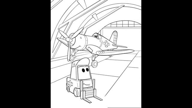 planes Colouring Pages and Kids Colouring Game смотреть онлайн