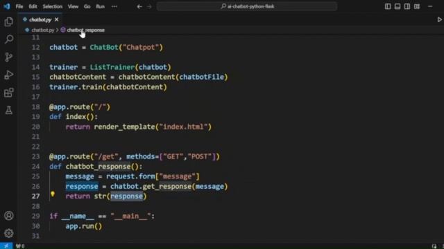 Build AI ChatBot Using Python and Flask | Python Project смотреть онлайн