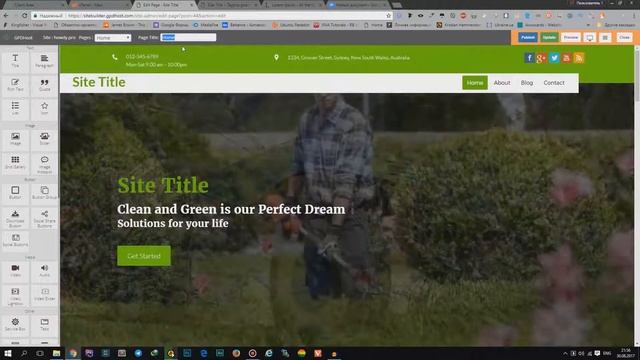 Как создать сайт, не написав ни строчки кода ► GPDHost Site Builder ► Введение, работа с билдером смотреть онлайн