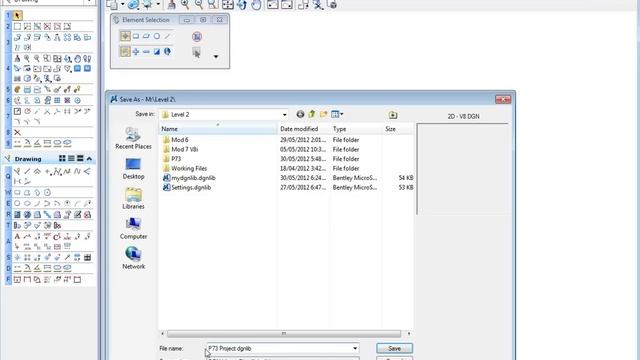 Intermediate Bentley Microstation V8i Tutorial | Starting Project Explorer смотреть онлайн