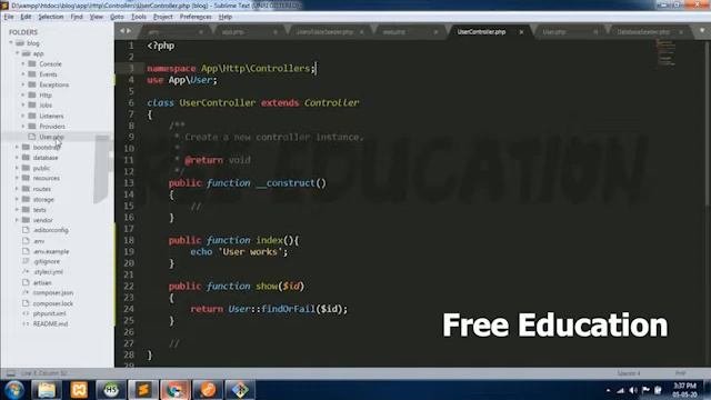Lumen Controllers and Models | Lumen in Tamil | FreeEducation in Tamil part 8 смотреть онлайн