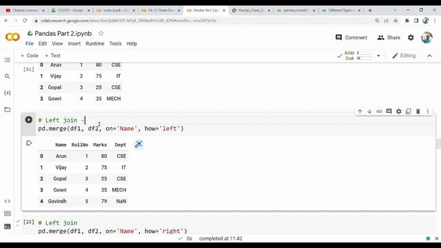 4.6 Pandas Part 2 in Tamil смотреть онлайн