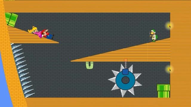 Mario and Peach choose Heads in the Vending Machine | What happened to their Heads? \ Game Animatio смотреть онлайн