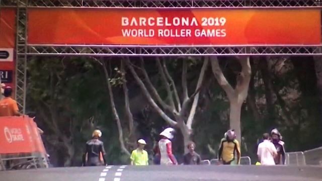 2019 World Roller Games Mens Downhill Skateboard Final смотреть онлайн
