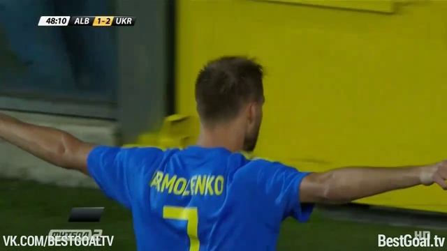 Албания 1:3 Украина. Обзор матча и видео голов смотреть онлайн