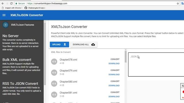 XML to JSON conversion , How to Bulk convert XML to Json смотреть онлайн
