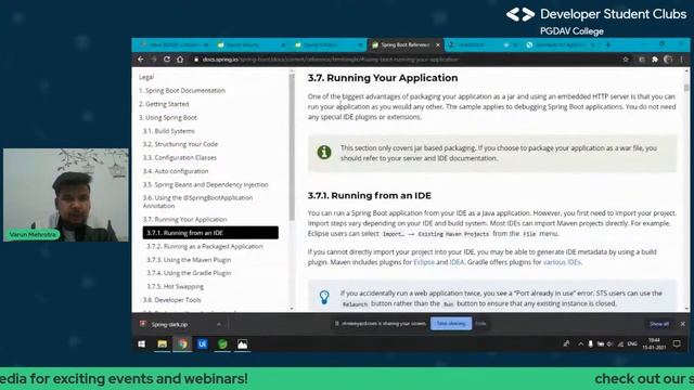 How to work on Spring Boot session by Varun #springboot #developer #session смотреть онлайн