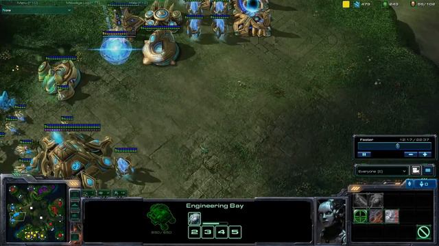 Starcraft 2 Beta 2v2 Lost Temple TSSST AAAAAH YEAH THAT'S THE STUFF смотреть онлайн