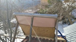 Как самому быстро сделать Солнечный коллектор для нагрева воды.