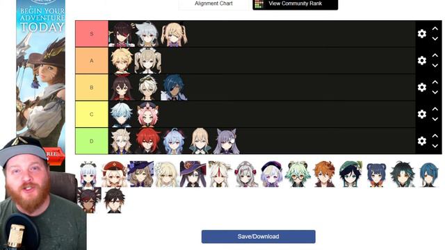 THE BEST TIER LIST ....for poor people! Broke Boi/F2P Tier List | Genshin Impact смотреть онлайн