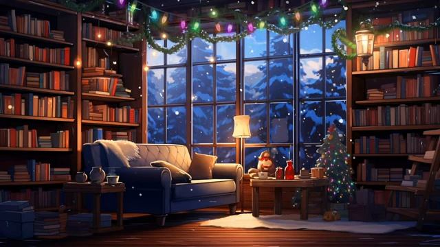 Smooth Christmas Jazz Music in Work/Study Corner Ambience ~ Background Christmas Jazz for Study,Wor смотреть онлайн