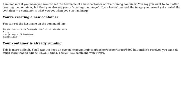 DevOps & SysAdmins: How do I change docker host name after the image creation? (3 Solutions!!) смотреть онлайн