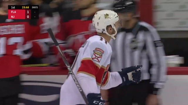 Aleksander Barkov 0+1 @ New Jersey смотреть онлайн