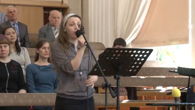 пение "Бог не оставит,не позабудет" ц.Голгофа г.Алматы смотреть онлайн