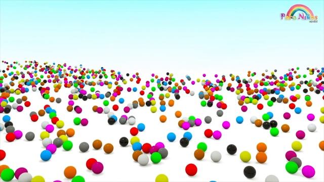 Bolas de Colores - Aprendiendo Colores con Forma de Círculo - Videos Para Niños смотреть онлайн