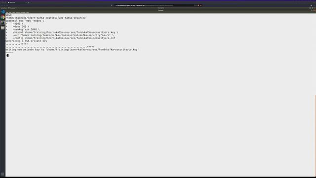 Kafka Security: Setting Up Encryption (Hands On) смотреть онлайн