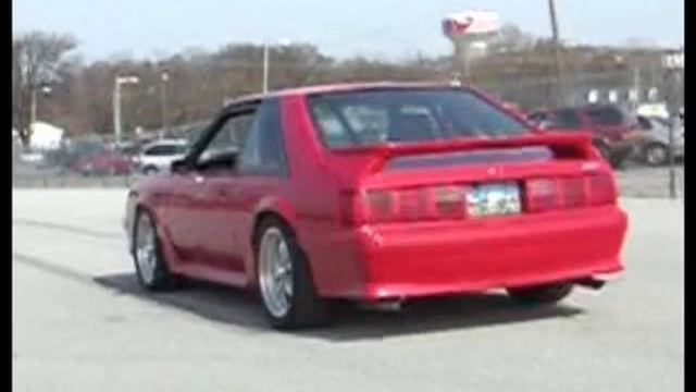 Supercharged 1990 Mustang on Nitrous смотреть онлайн