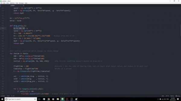 Solving second order differential equation in python