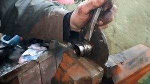 Как снять внутреннюю обойму подшипника со ступицы.